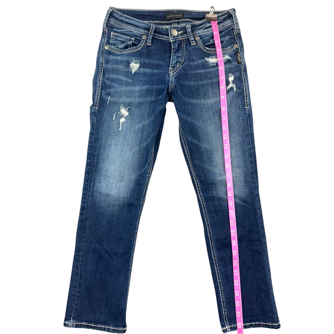 Silver Jeans Co. Avery High Rise Curvy Fit Slim Bootcut Jeans