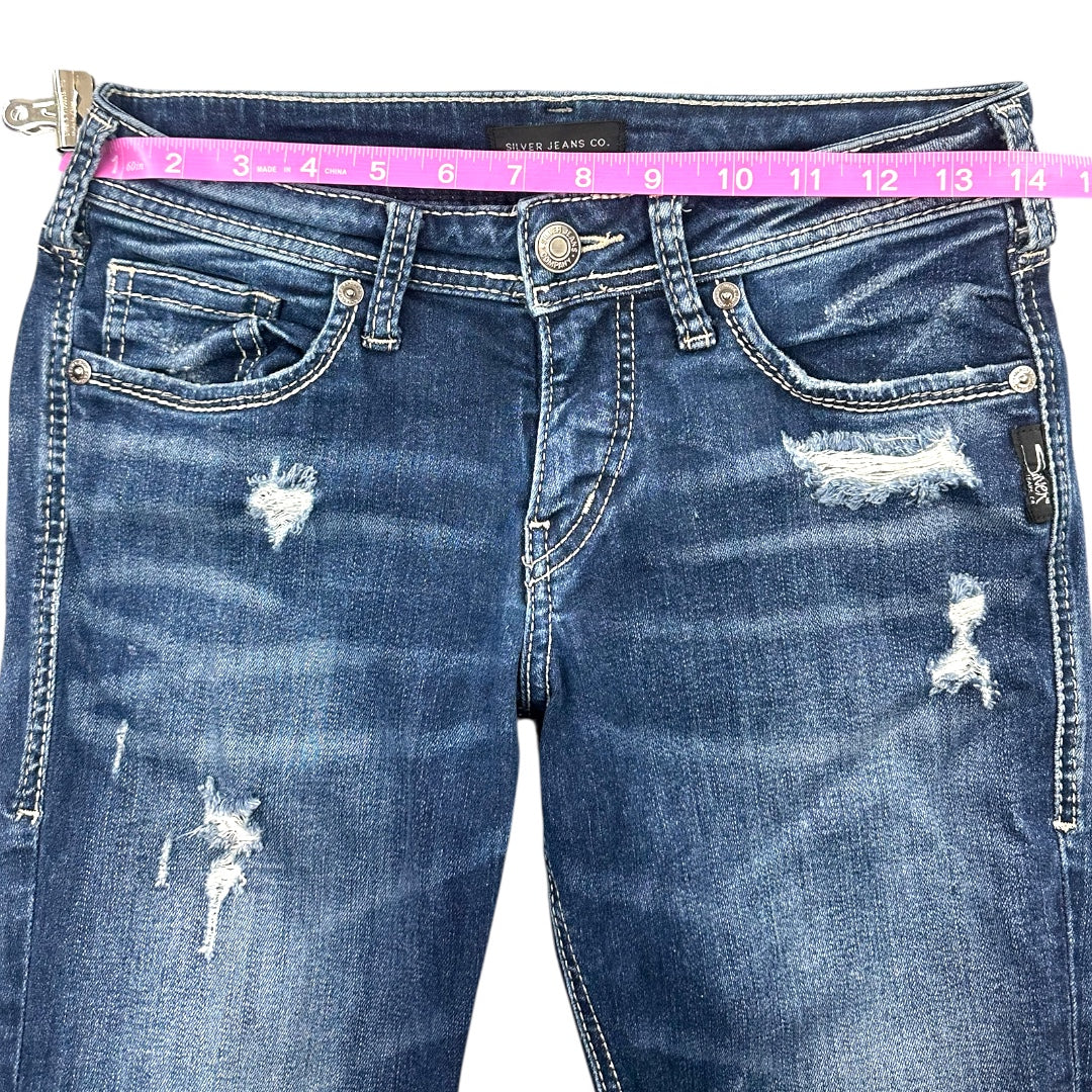 Silver Jeans Co. Avery High Rise Curvy Fit Slim Bootcut Jeans