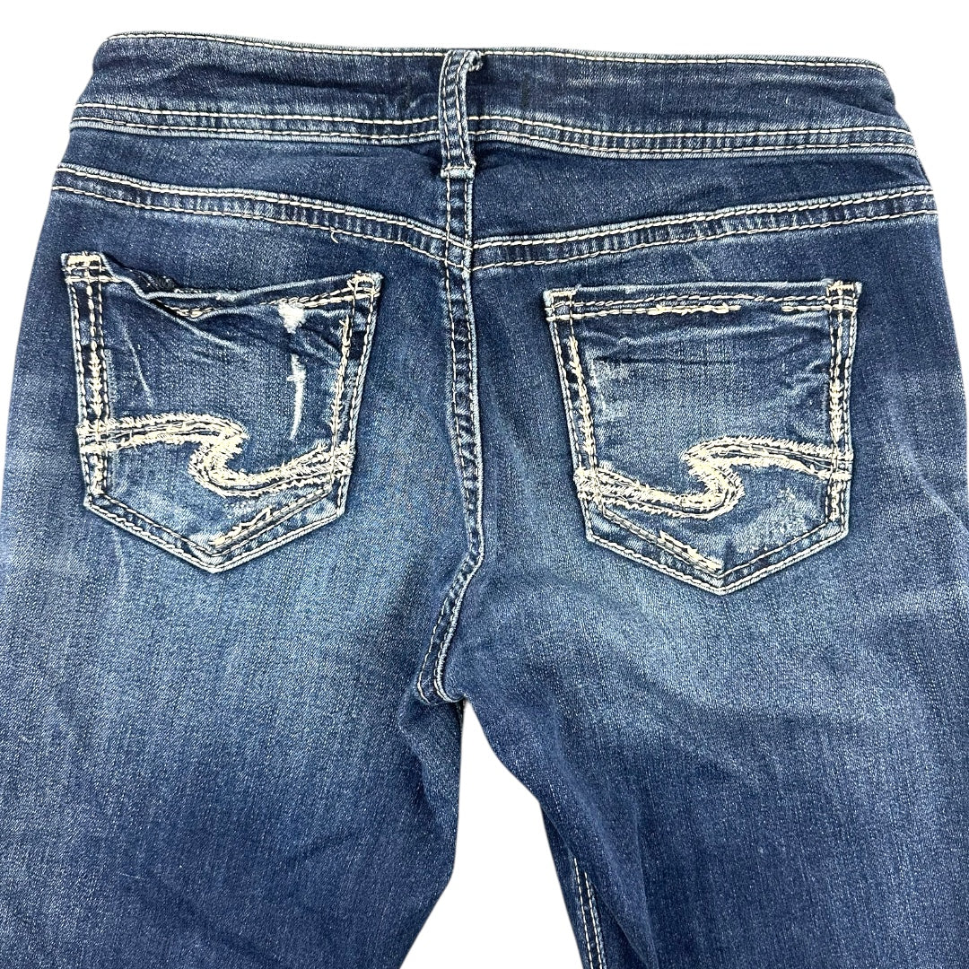 Silver Jeans Co. Avery High Rise Curvy Fit Slim Bootcut Jeans