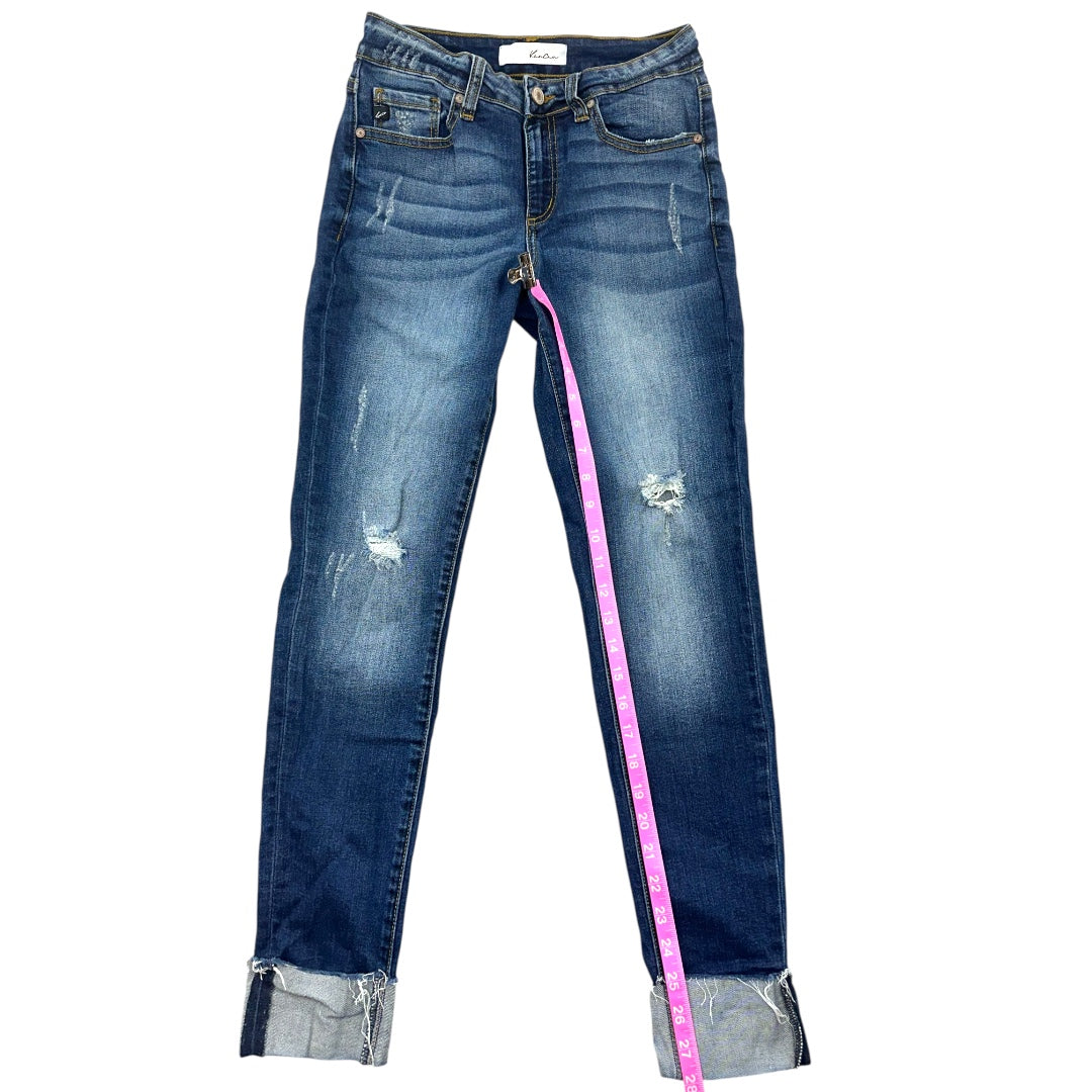 KanCan Signature High Rise Ankle Distressed Skinny Jeans