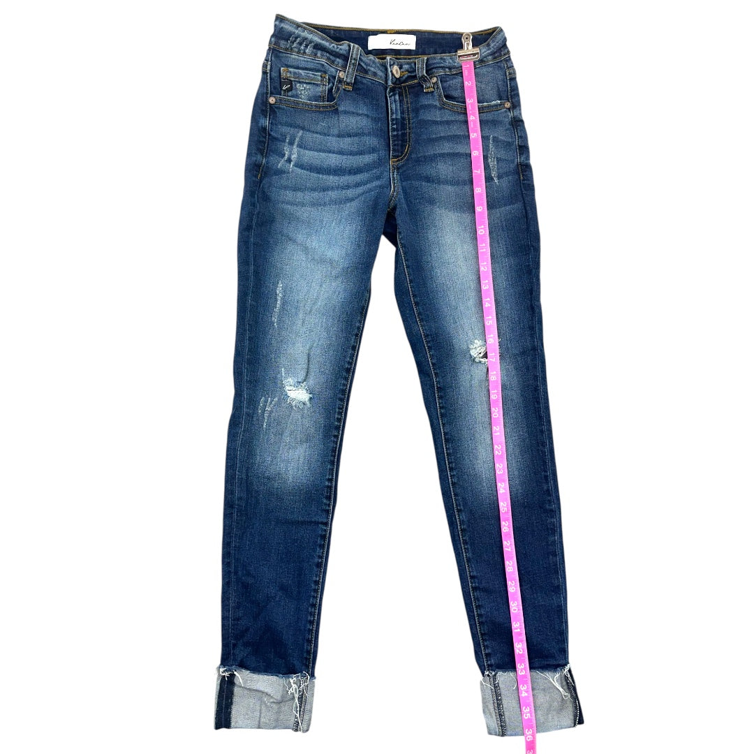 KanCan Signature High Rise Ankle Distressed Skinny Jeans