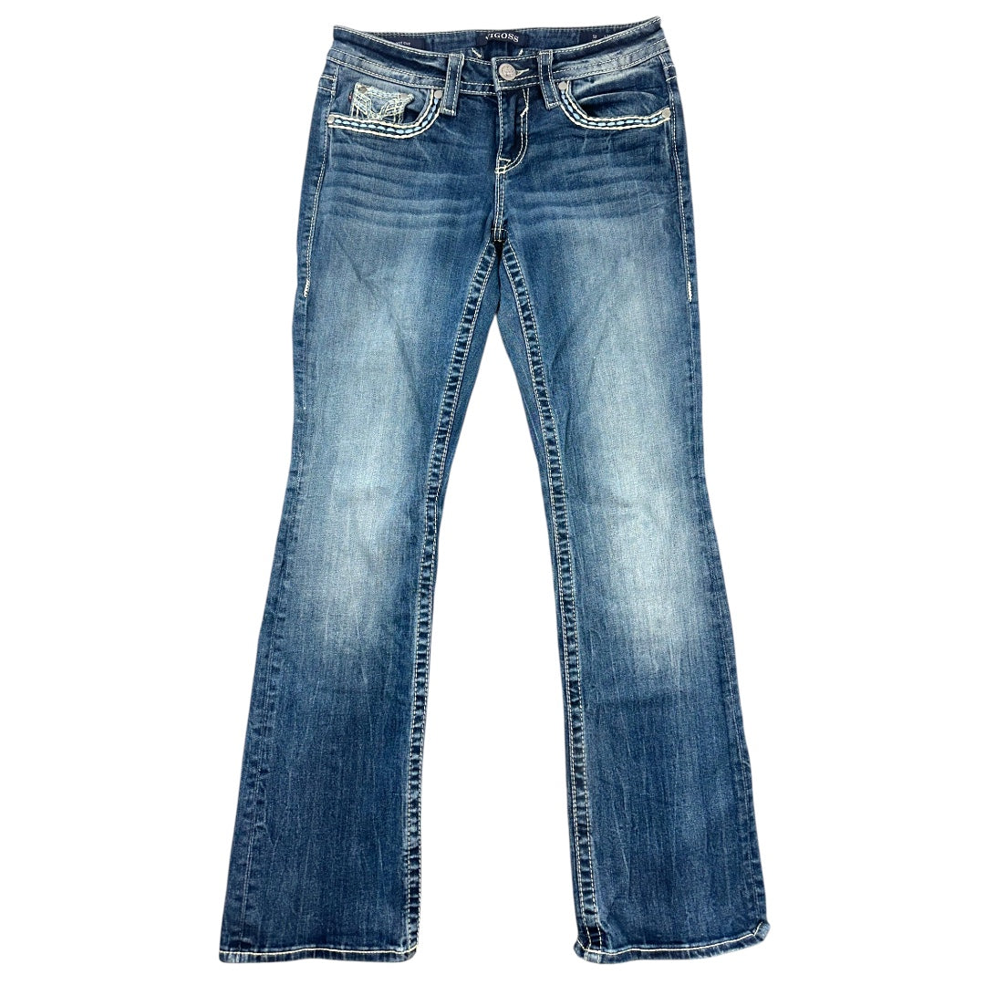 VIGOSS Embellished Bootcut Denim Jeans