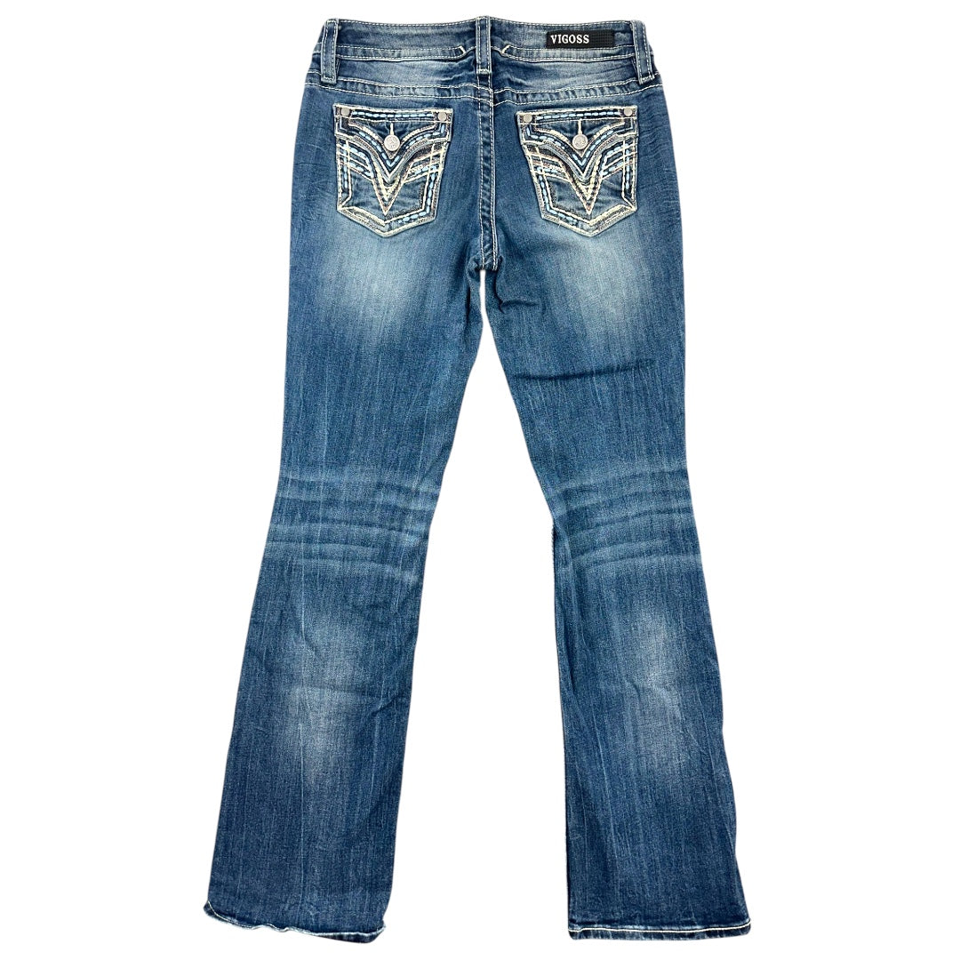 VIGOSS Embellished Bootcut Denim Jeans