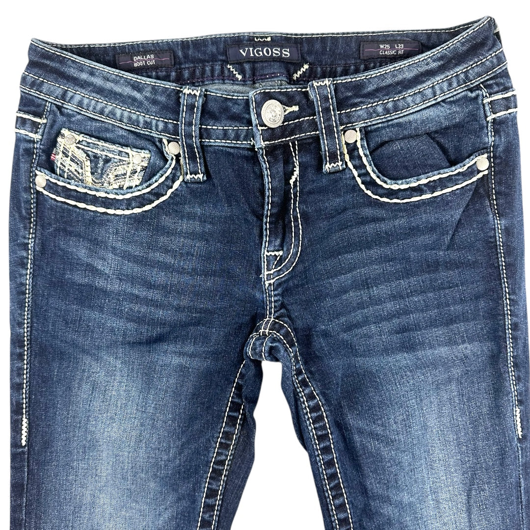 VIGOSS Embellished Flare Jeans