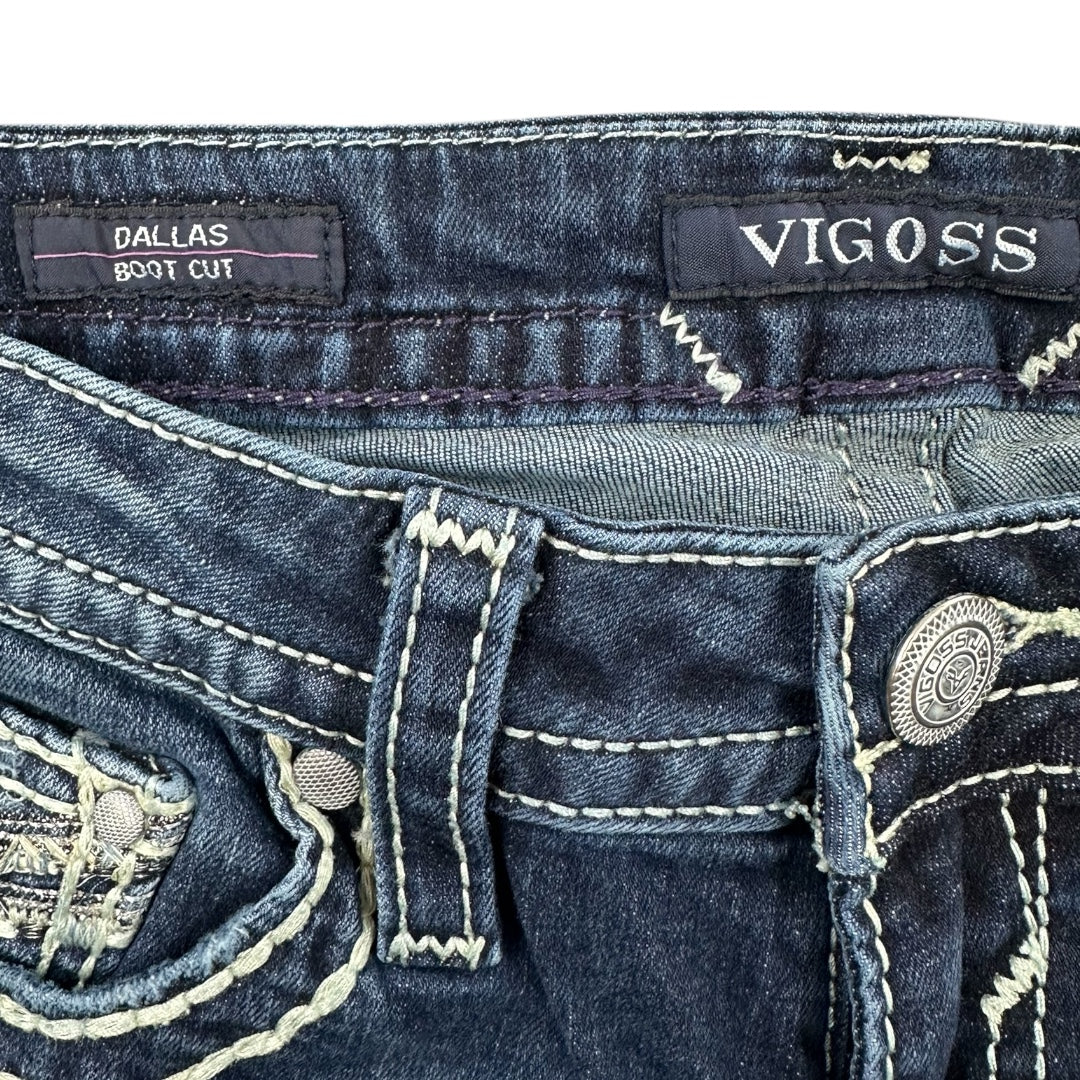 VIGOSS Embellished Flare Jeans