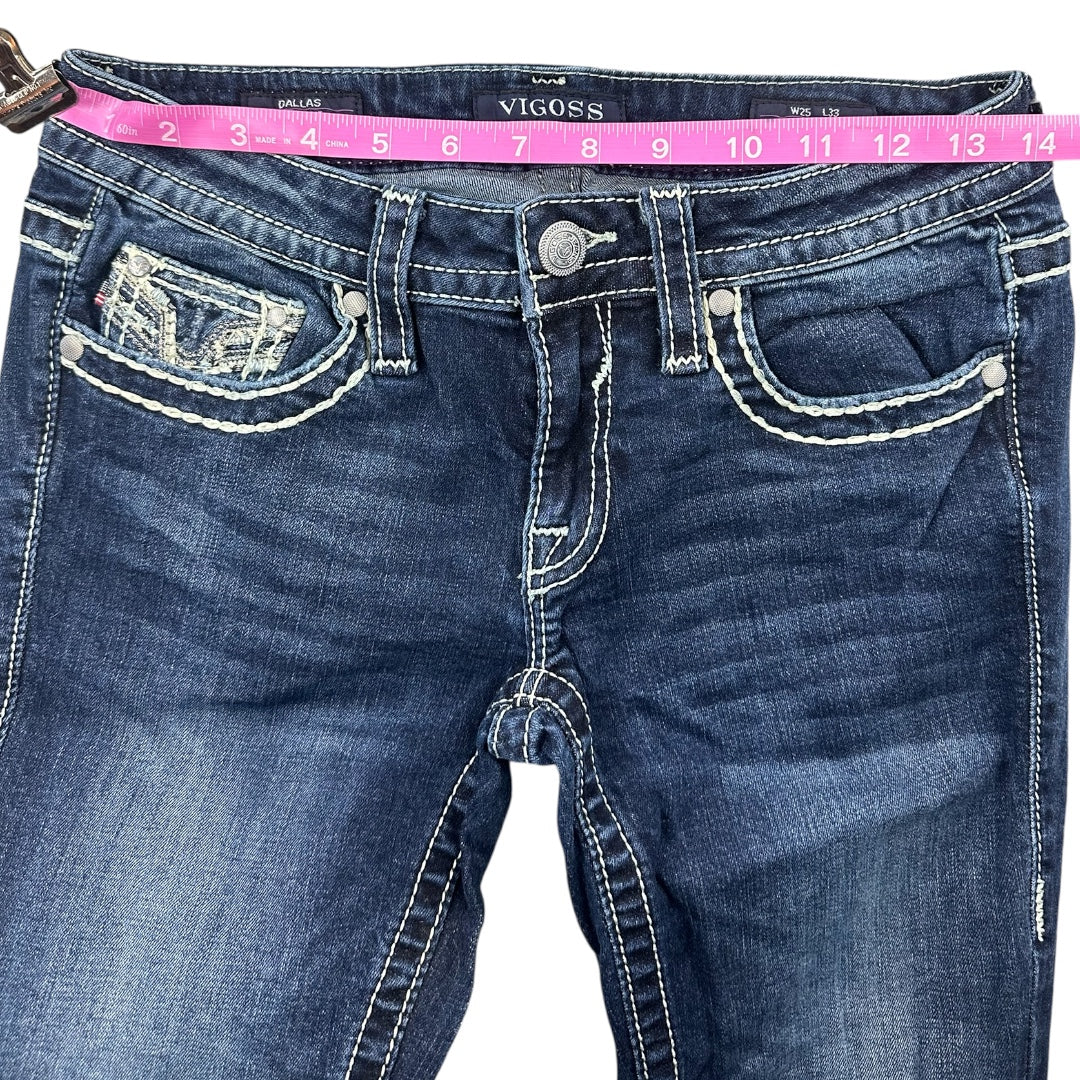 VIGOSS Embellished Flare Jeans
