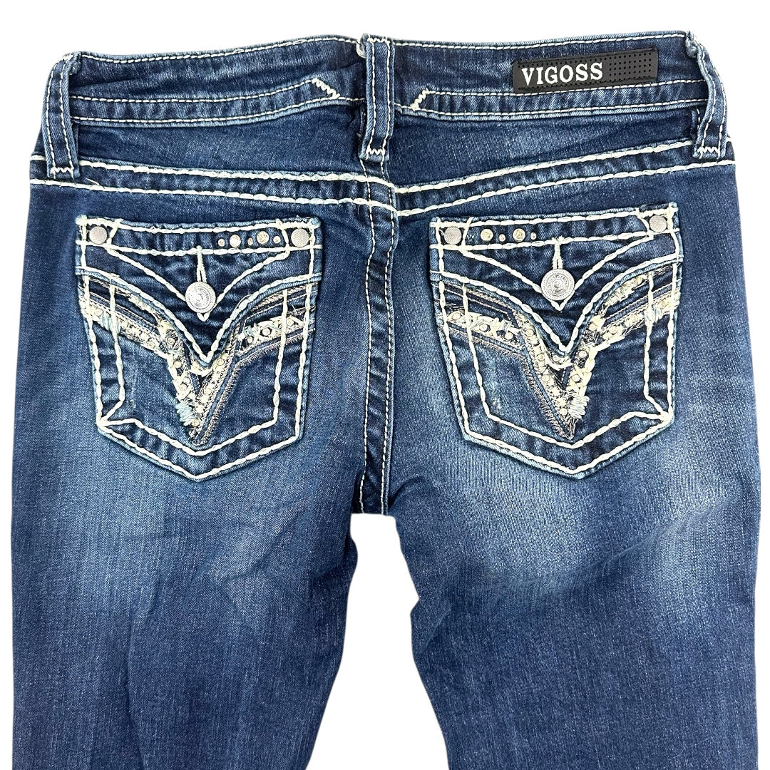 VIGOSS Embellished Flare Jeans