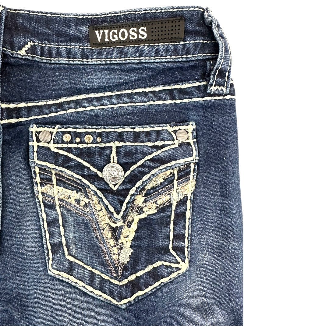 VIGOSS Embellished Flare Jeans