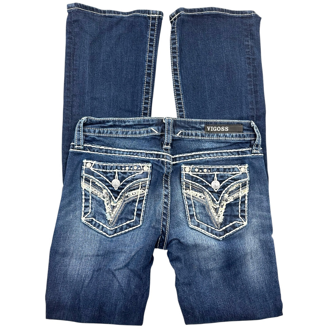 VIGOSS Embellished Flare Jeans
