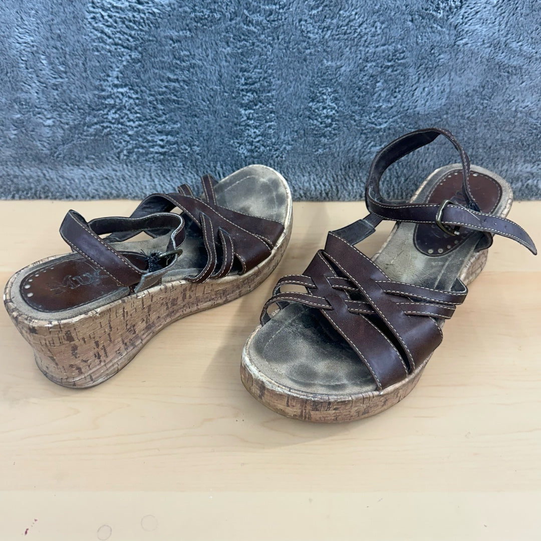 Mudd Strappy Platform Wedge