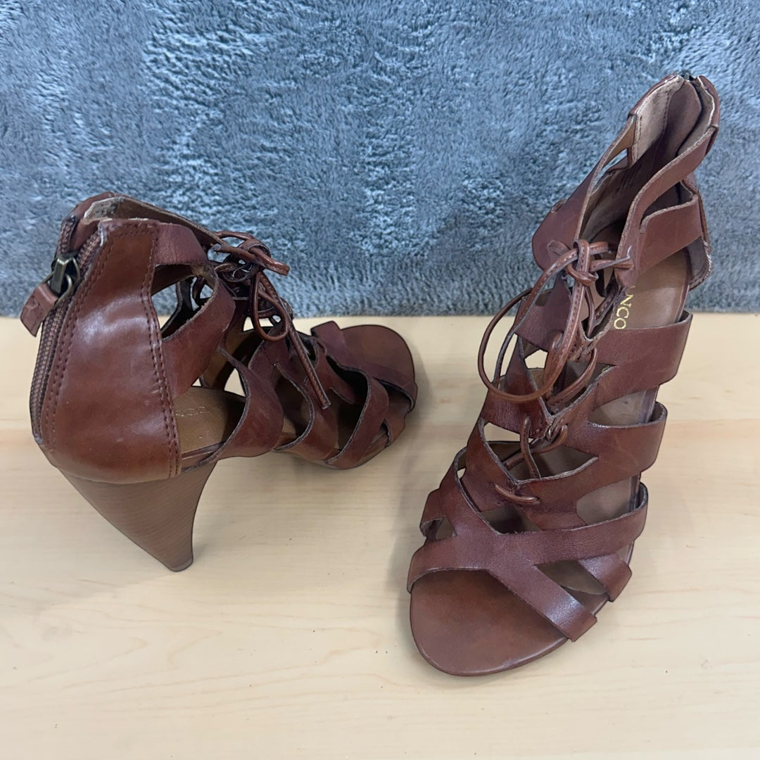 Franco Sarto Lace Up Gladiator Heels