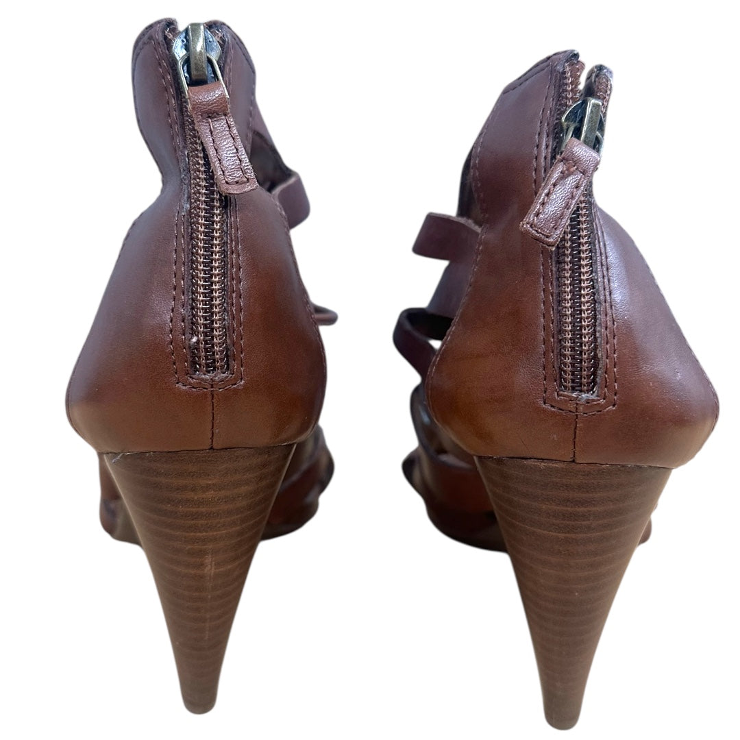 Franco Sarto Lace Up Gladiator Heels