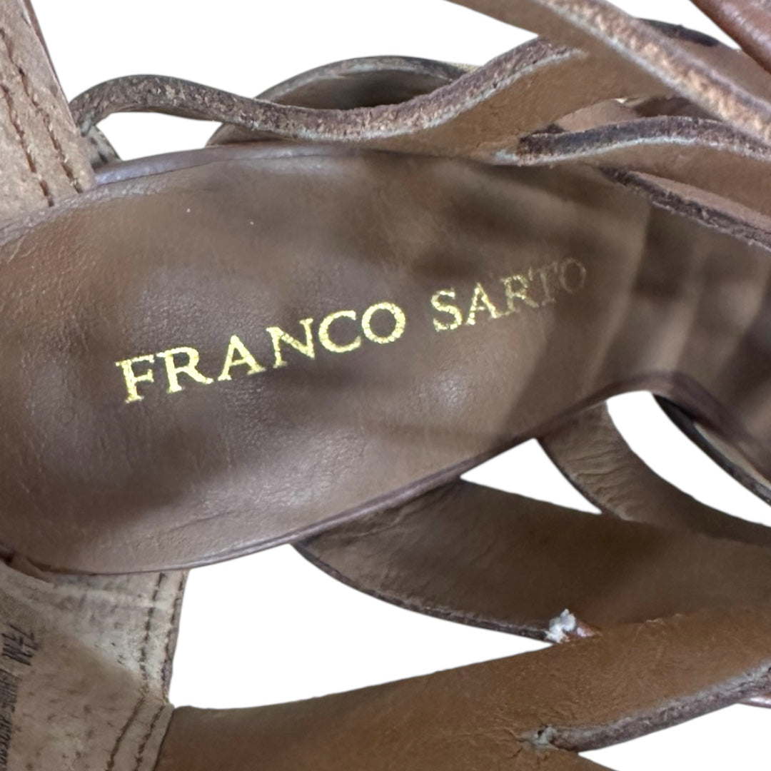 Franco Sarto Lace Up Gladiator Heels