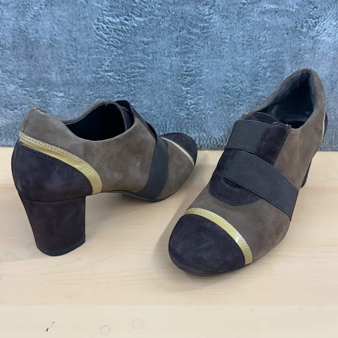 Vaneli Tri Color Suede Booties