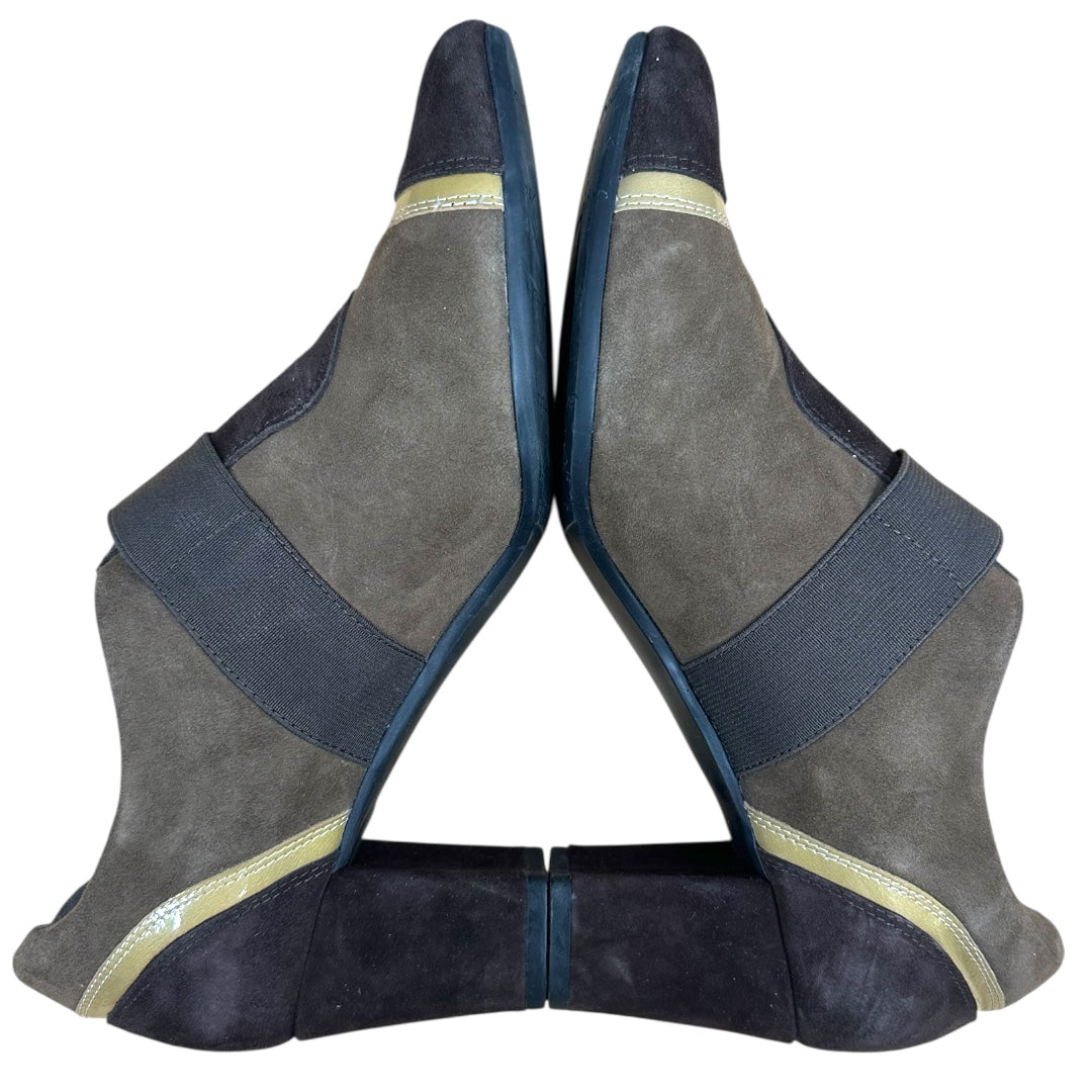 Vaneli Tri Color Suede Booties