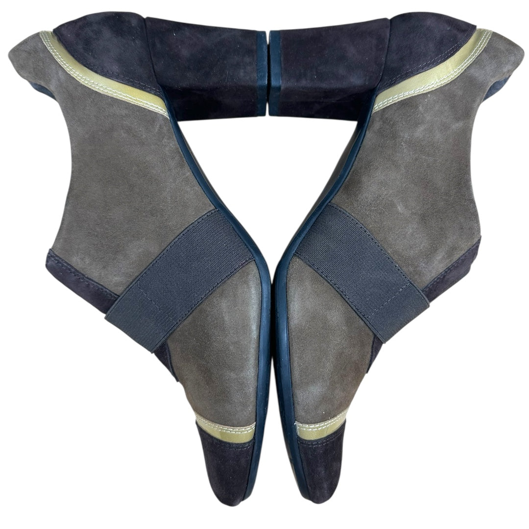 Vaneli Tri Color Suede Booties