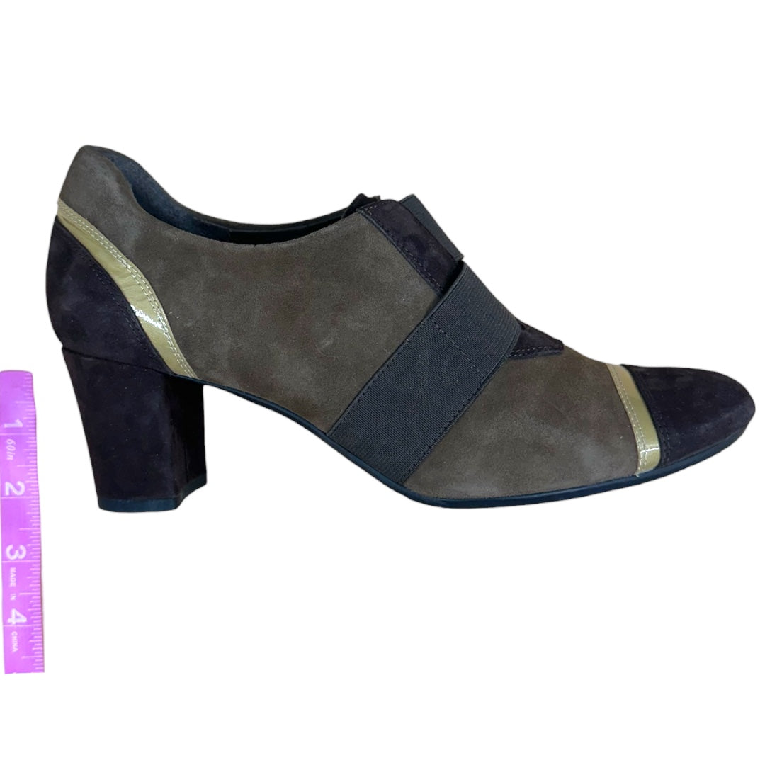 Vaneli Tri Color Suede Booties