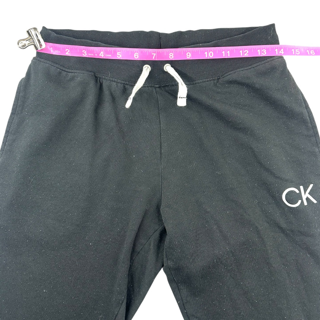 Calvin Klein Women's French Terry Iconic CK Logo Capri Joggers
