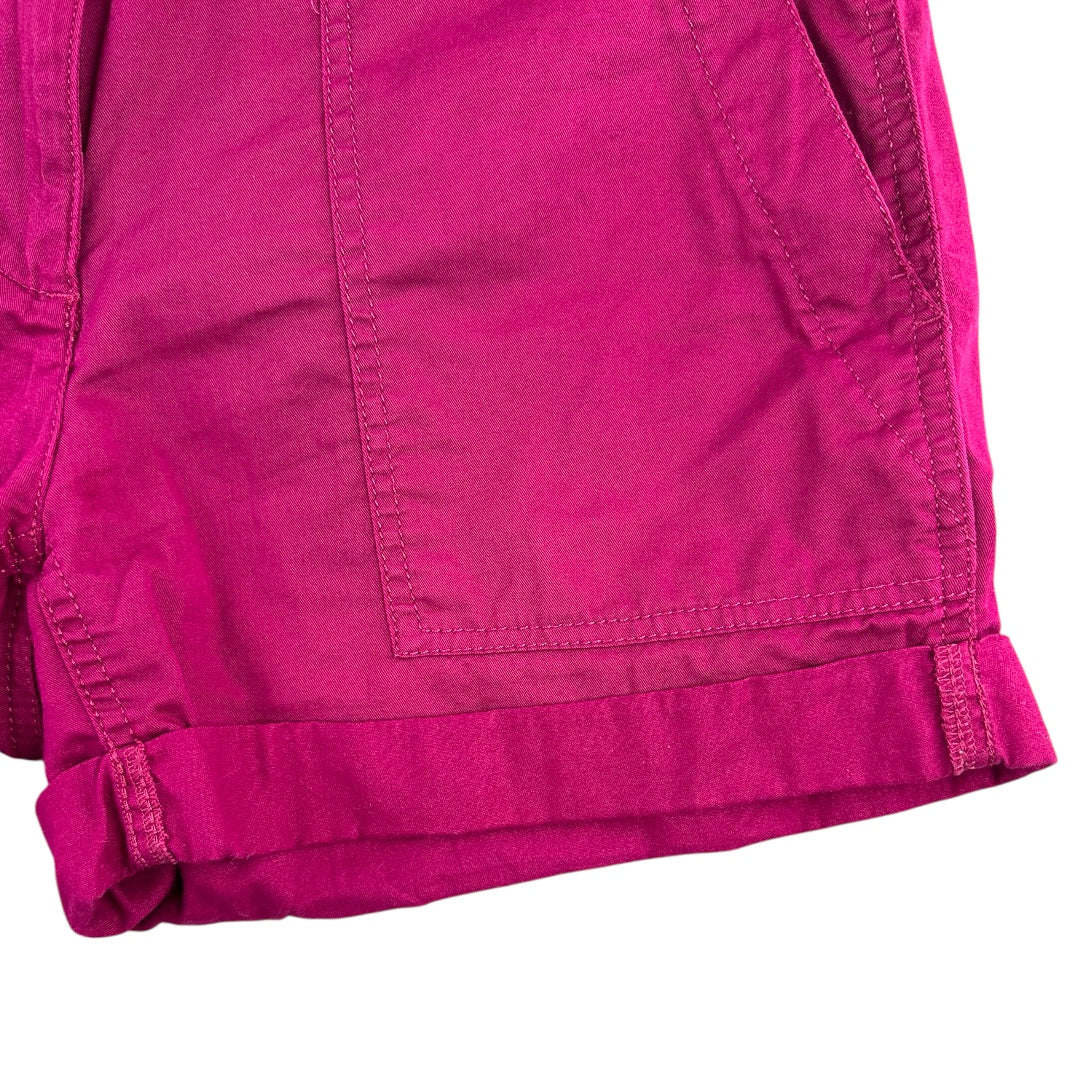 Ann Taylor LOFT Magenta Boyfriend Cargo Shorts