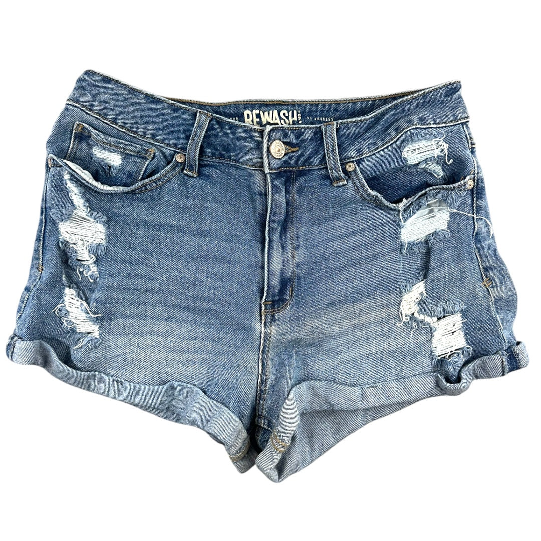 Rewash Los Angeles Distressed Denim Shorts