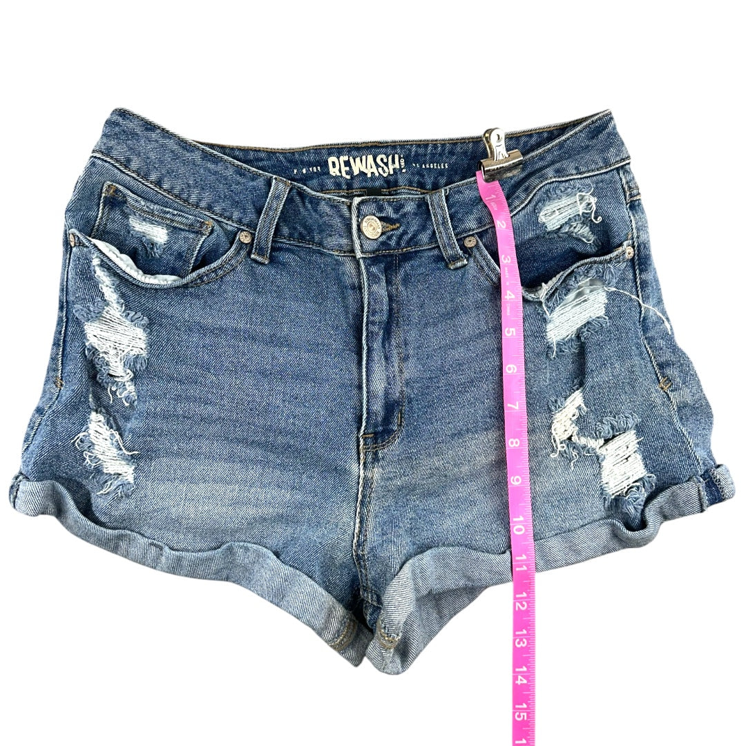 Rewash Los Angeles Distressed Denim Shorts