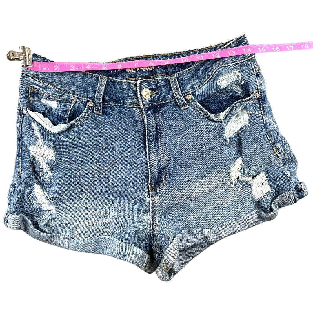 Rewash Los Angeles Distressed Denim Shorts