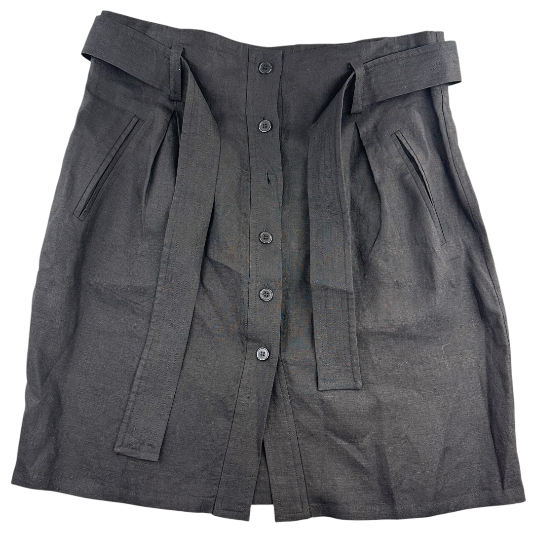 DKNY Linen High Waisted Skirt