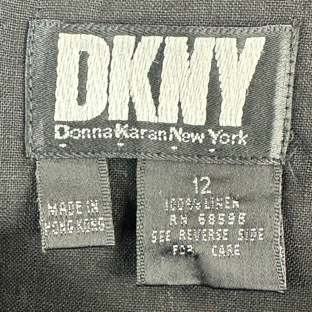DKNY Linen High Waisted Skirt