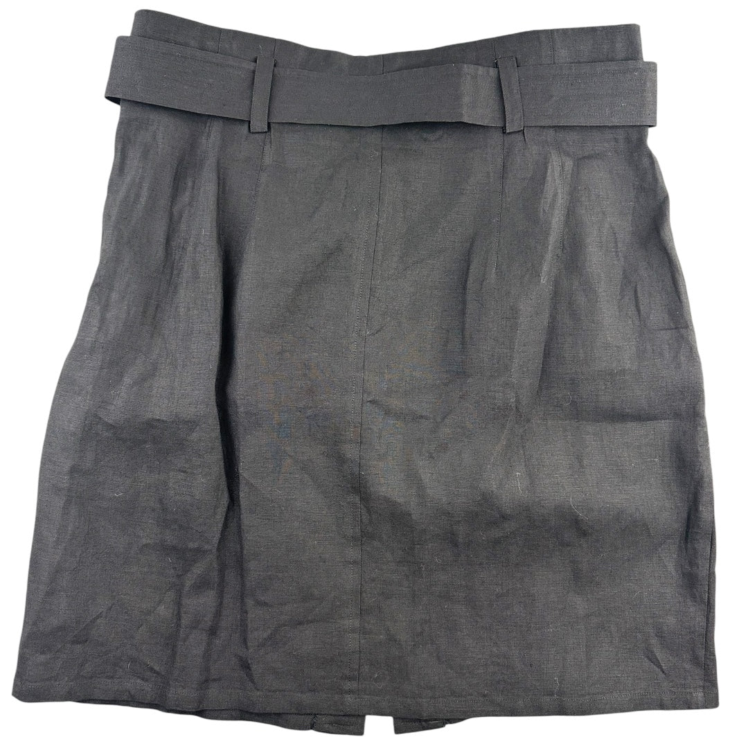 DKNY Linen High Waisted Skirt