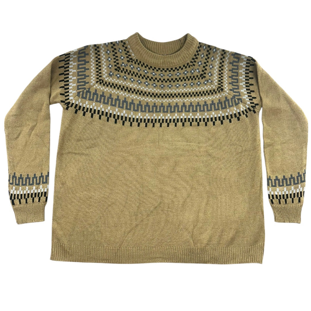 Tan Nordic Style Sweater