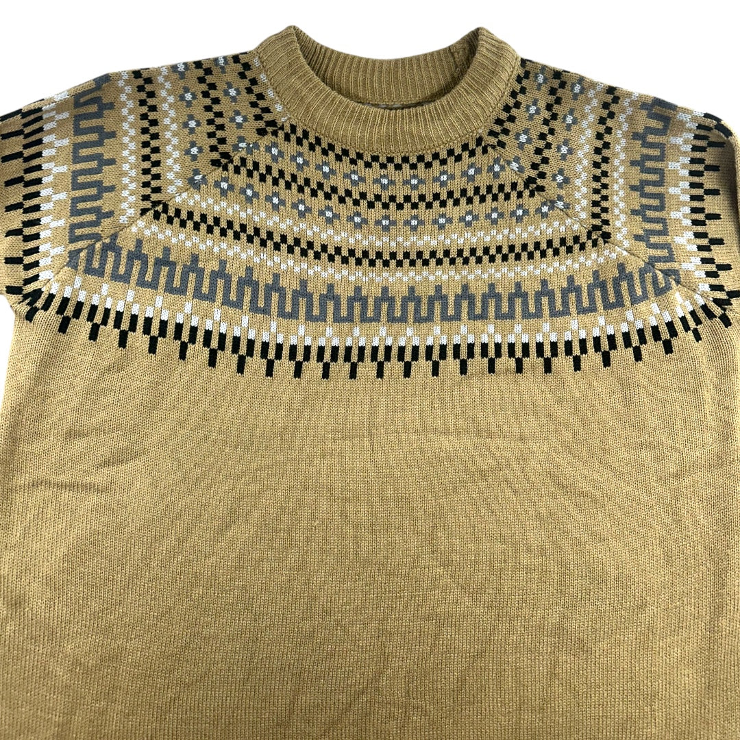 Tan Nordic Style Sweater