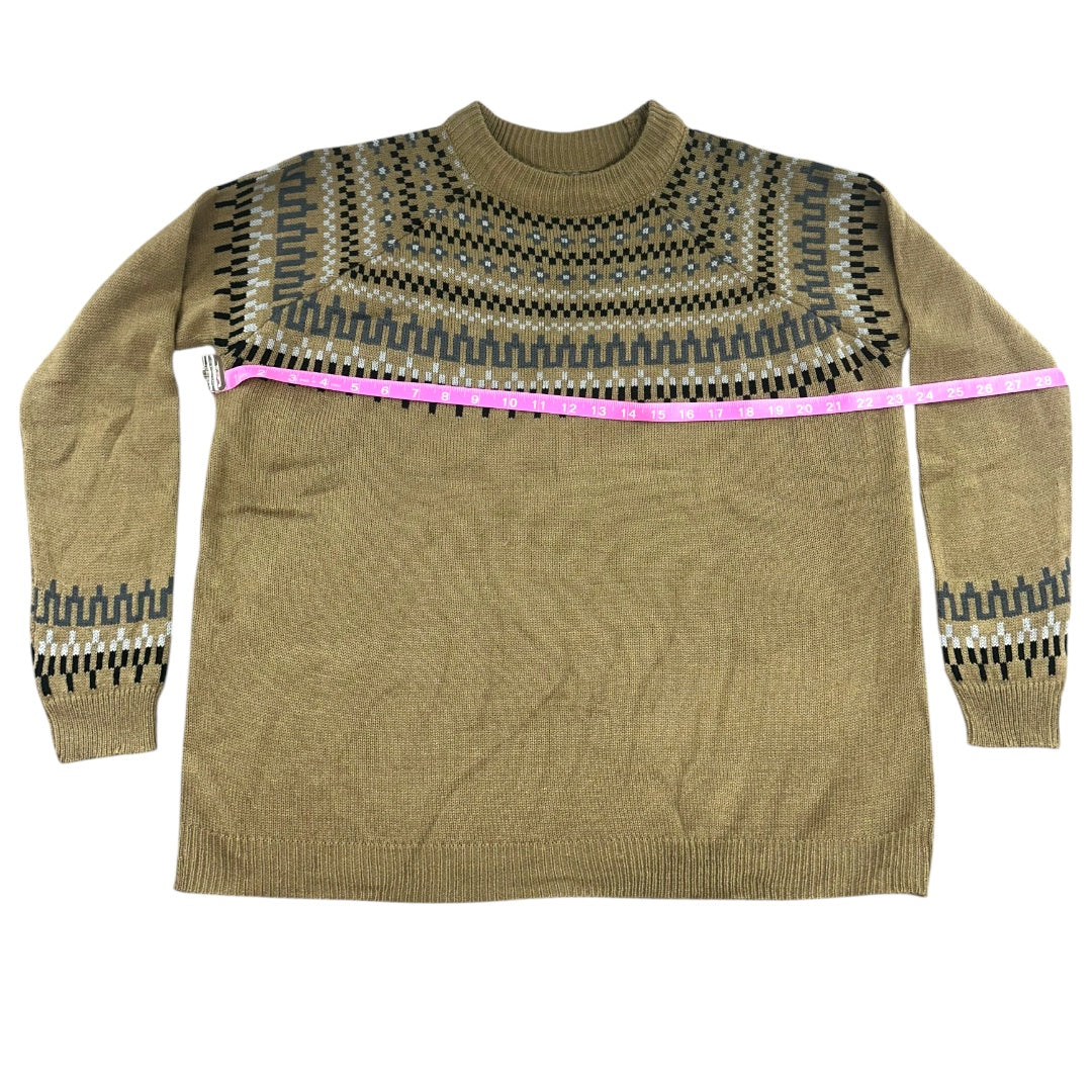 Tan Nordic Style Sweater