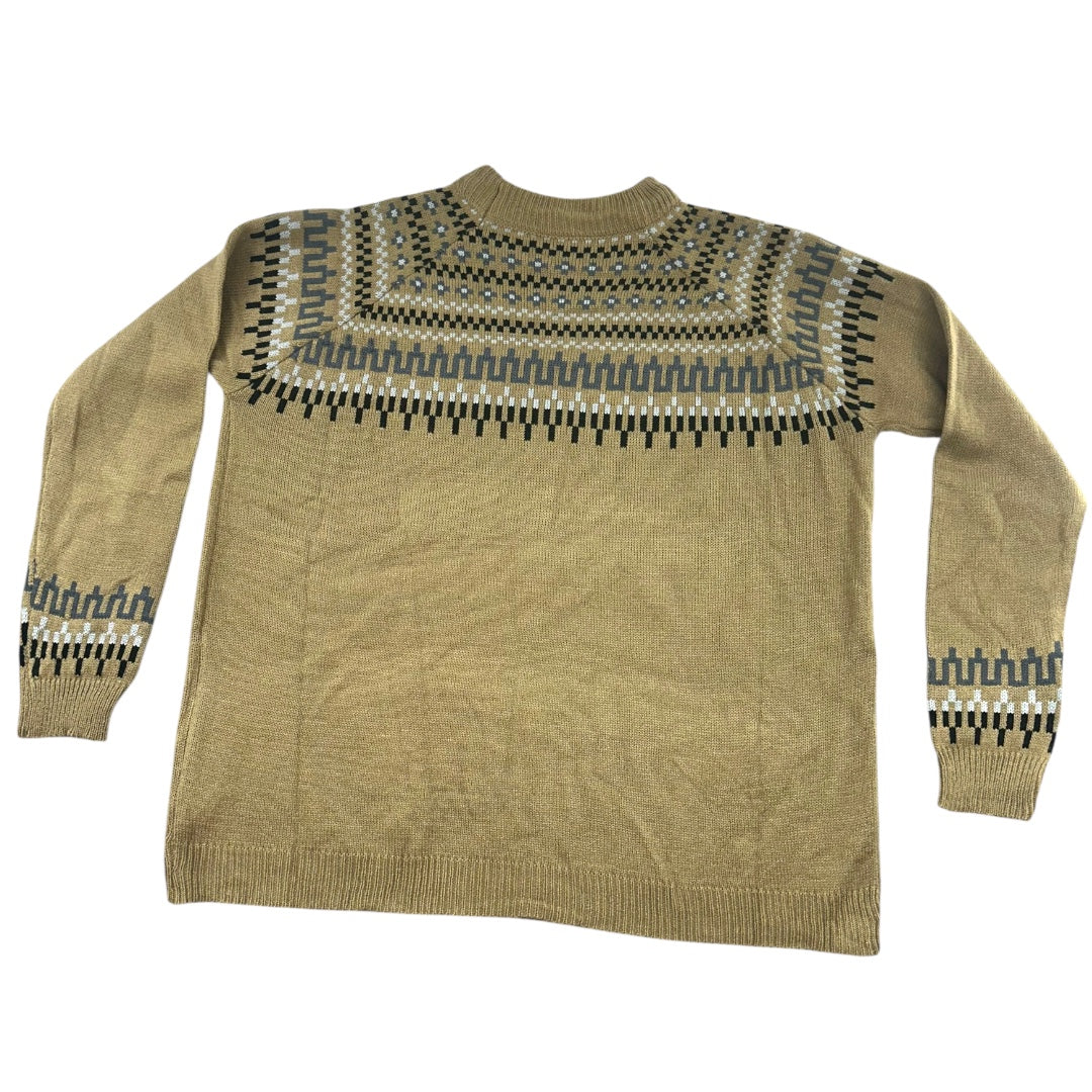 Tan Nordic Style Sweater