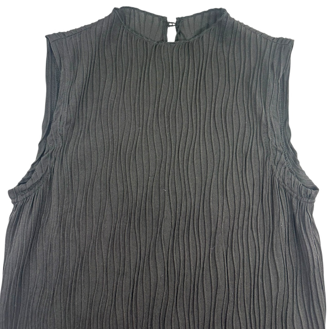 DAZY Stand Neck Solid Tank Top