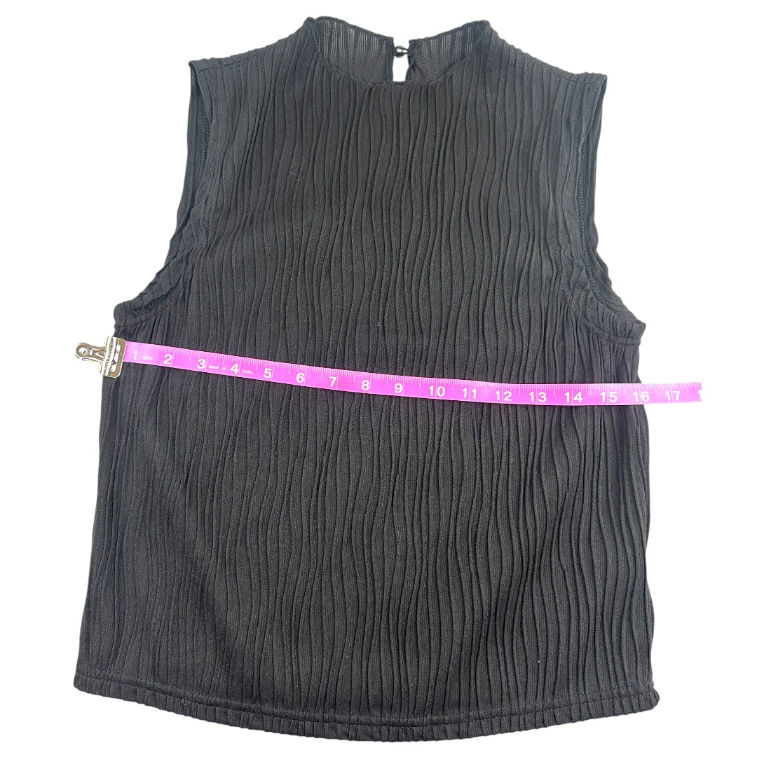 DAZY Stand Neck Solid Tank Top