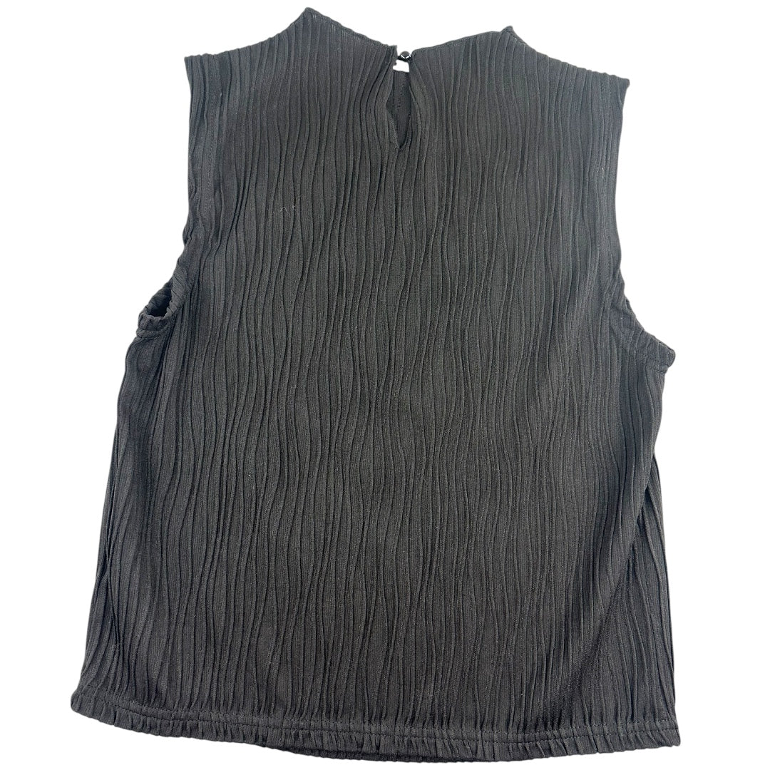 DAZY Stand Neck Solid Tank Top