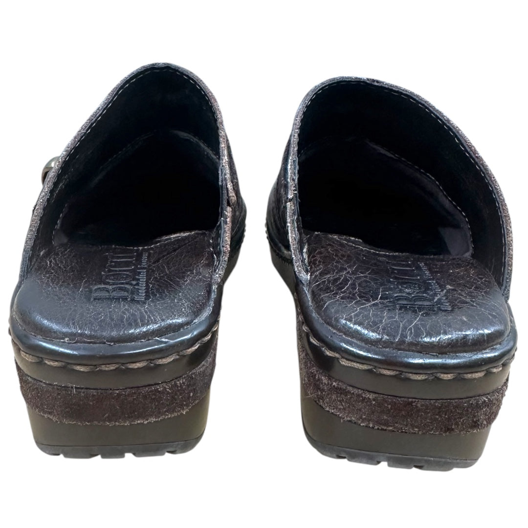 Born Leather Clog Mule Slides