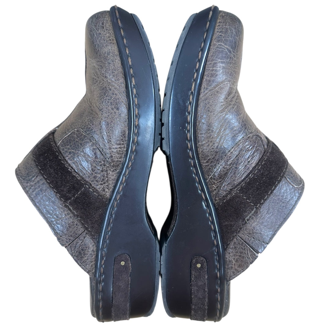 Born Leather Clog Mule Slides