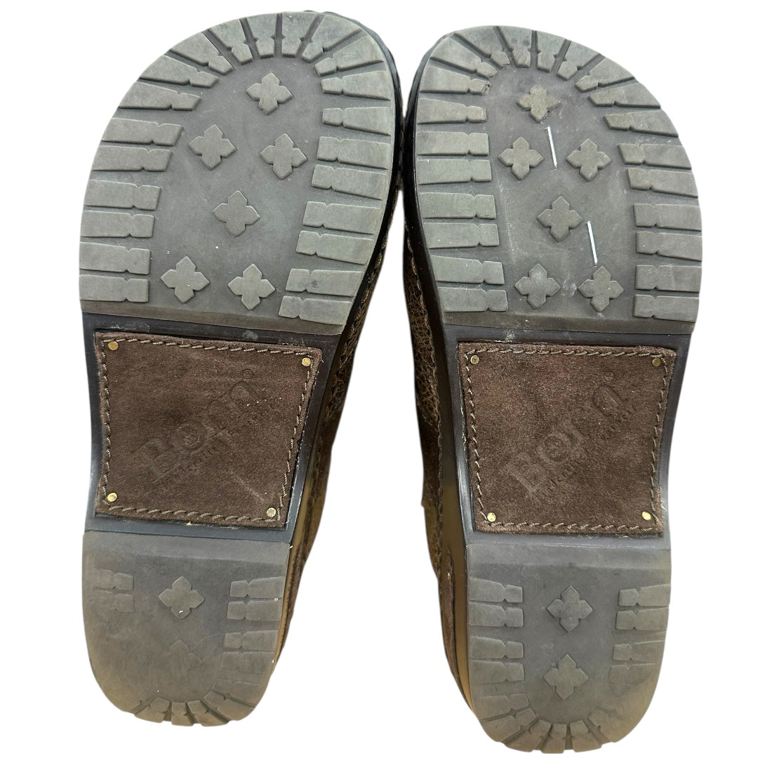 Born Leather Clog Mule Slides