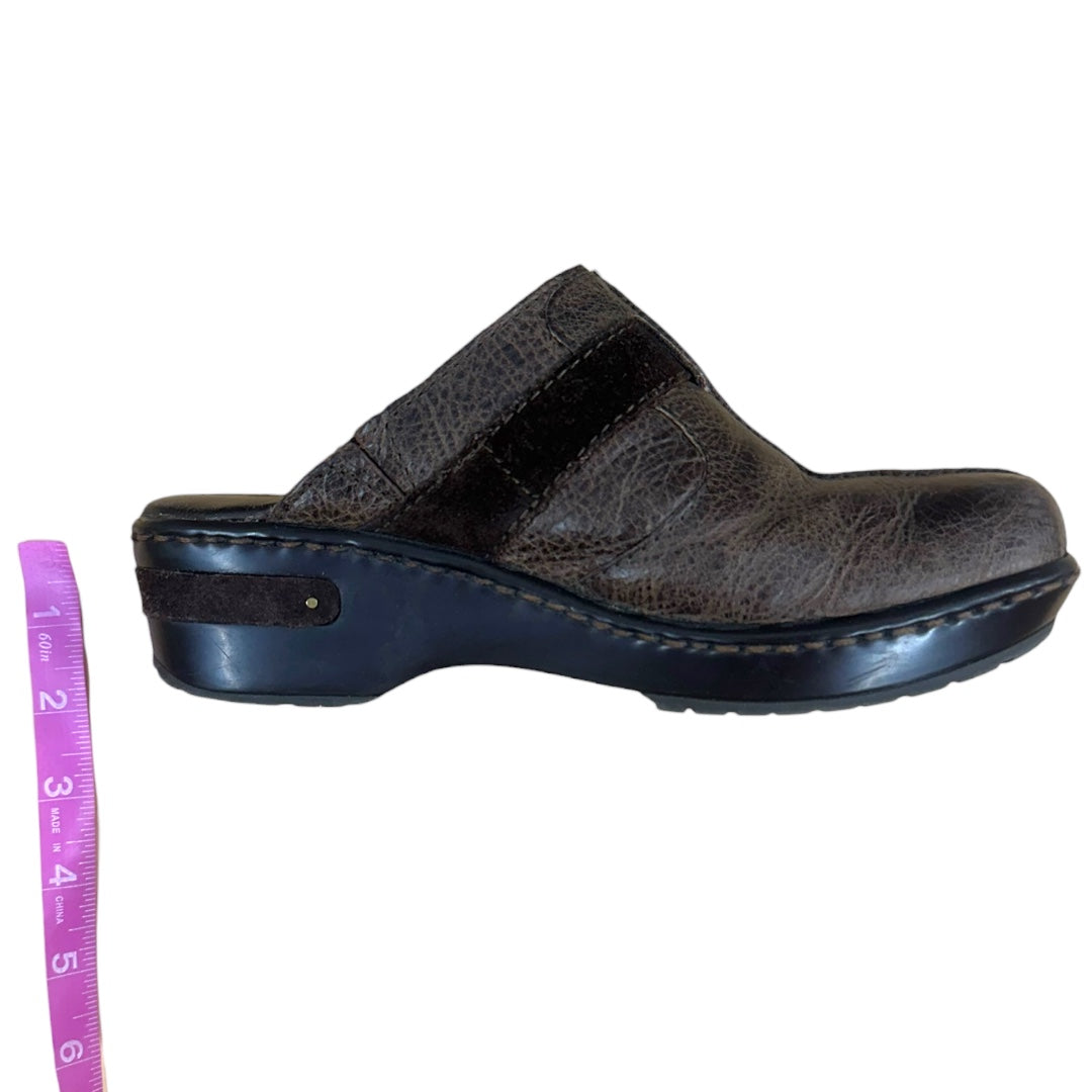 Born Leather Clog Mule Slides