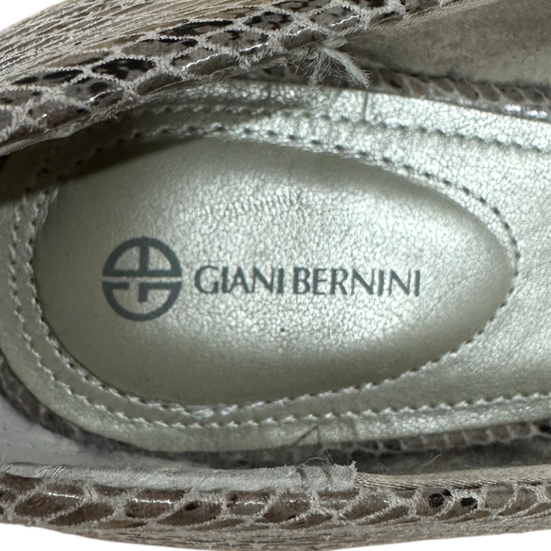 Giani Bernini Faux Snakeskin Kitten Heel
