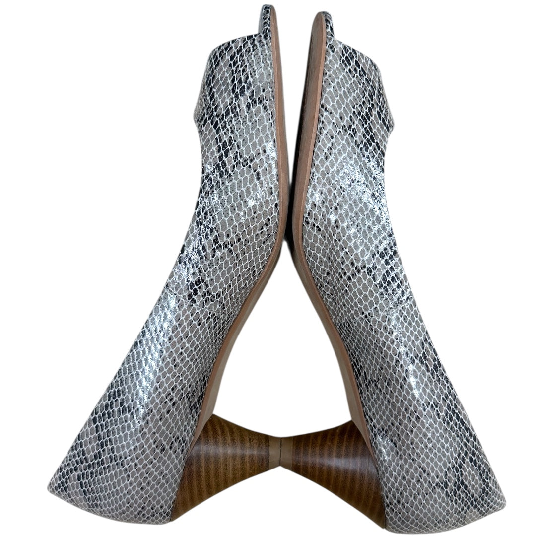 Giani Bernini Faux Snakeskin Kitten Heel
