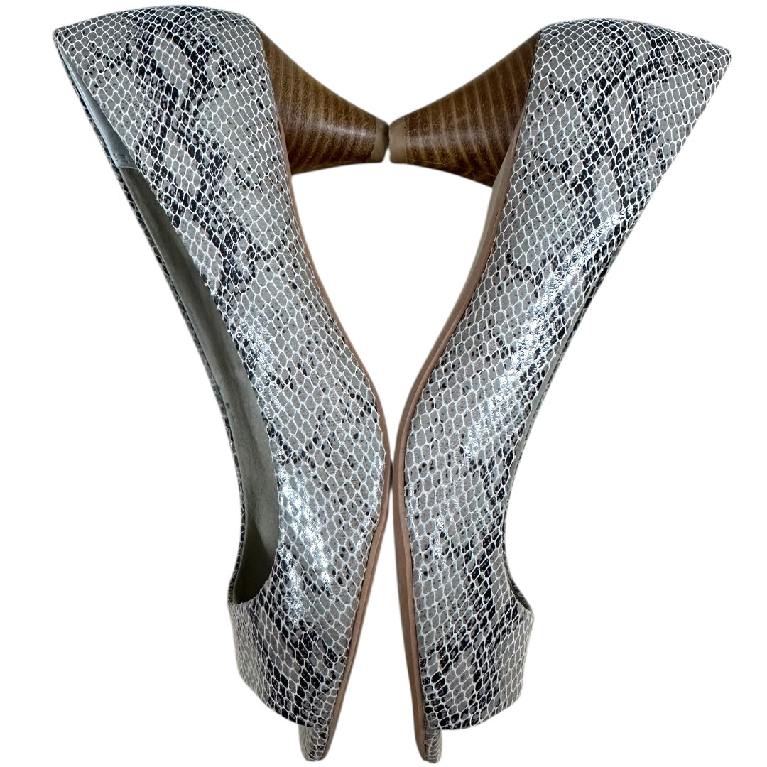 Giani Bernini Faux Snakeskin Kitten Heel