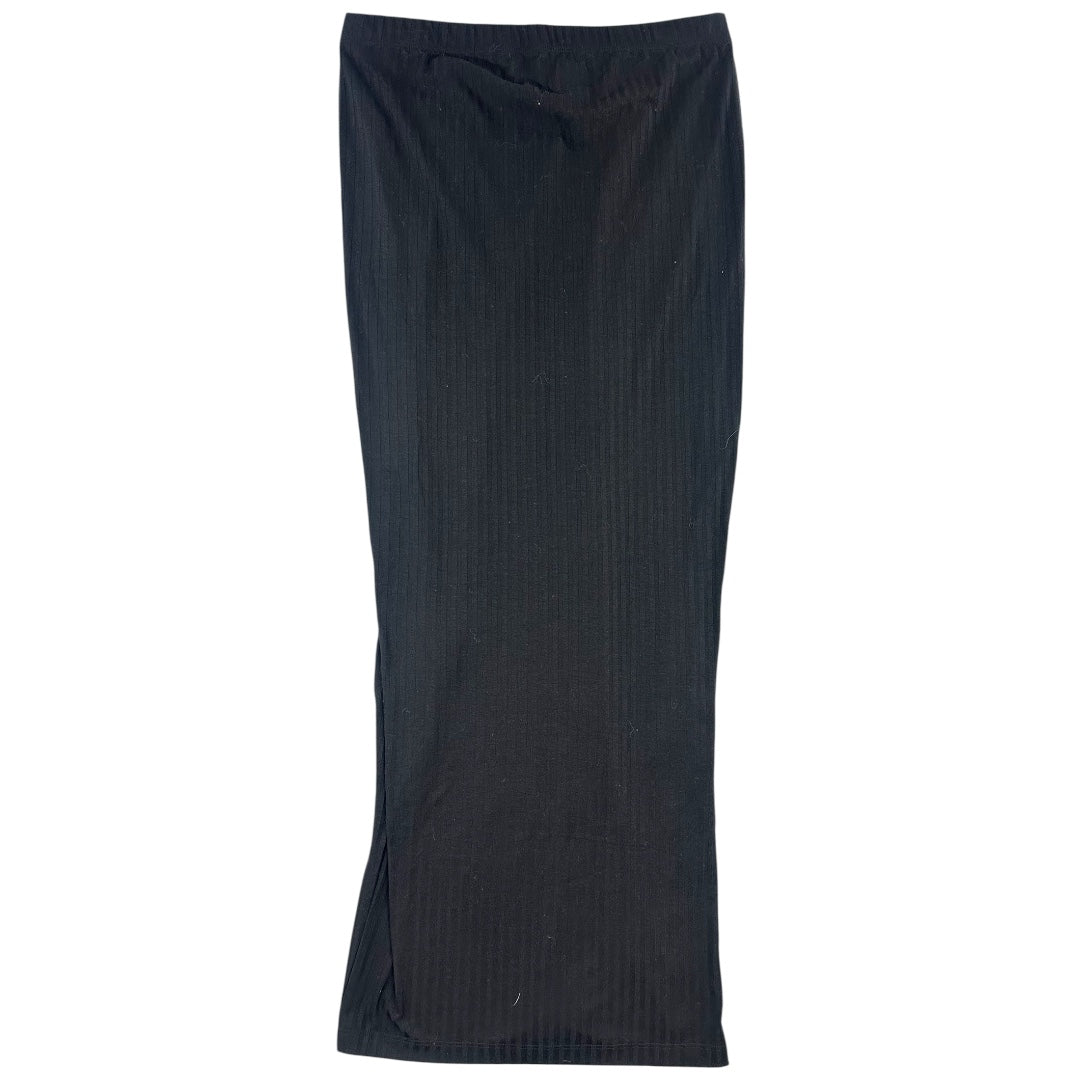 H&M Maternity Black Ribbed Maxi Skirt