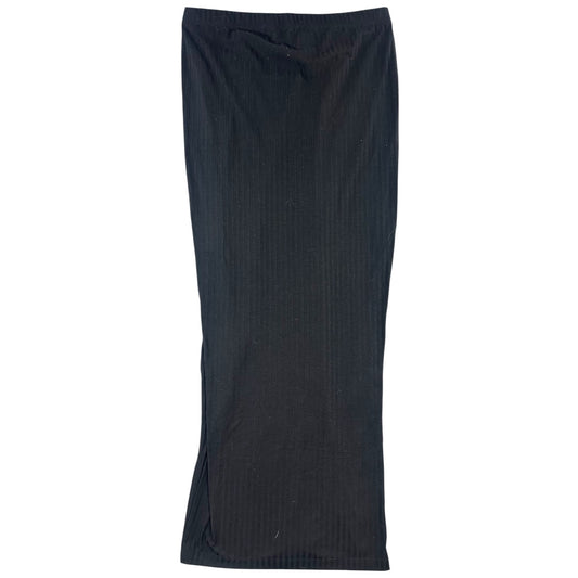 H&M Maternity Black Ribbed Maxi Skirt