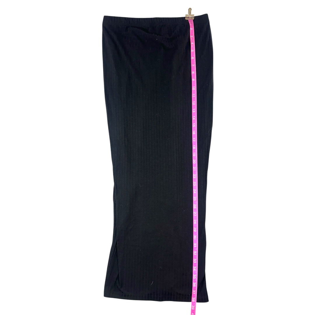 H&M Maternity Black Ribbed Maxi Skirt
