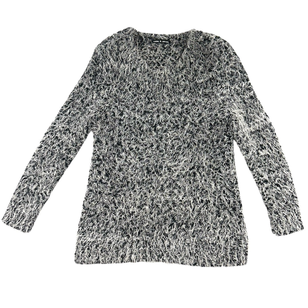 Cable & Gauge Fuzzy Pullover Sweater