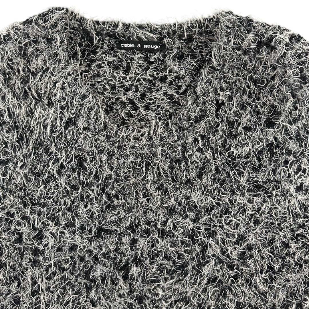Cable & Gauge Fuzzy Pullover Sweater