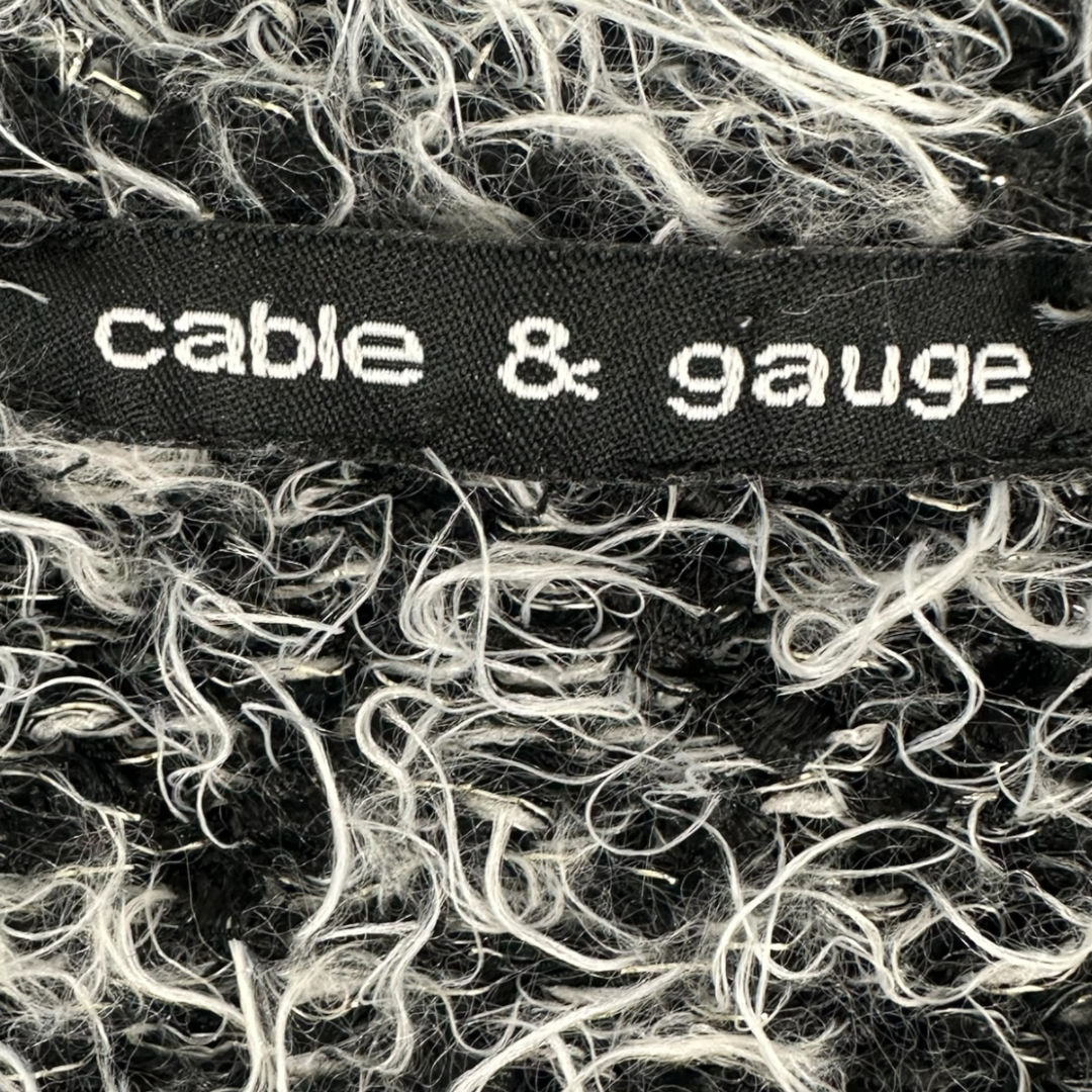 Cable & Gauge Fuzzy Pullover Sweater