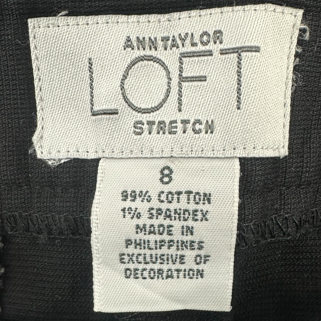 Ann Taylor LOFT Black Mini Skirt